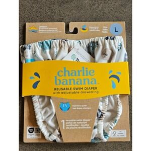 Large (22-34lbs) Charlie Banana Reusable Swim Diaper Washable Seally Seal NW